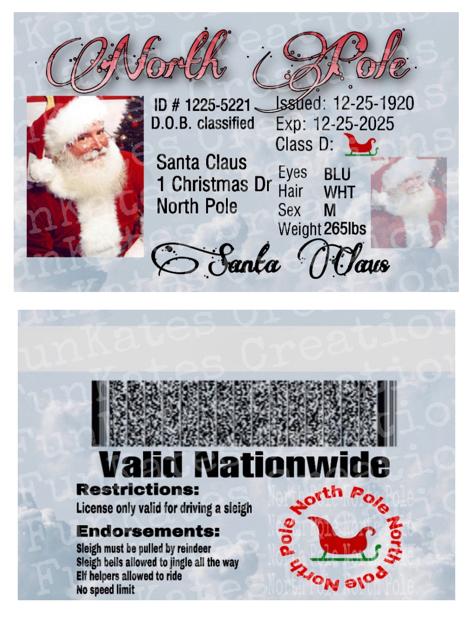 Santa&rsquo;s North Pole Identification - Ships free with coupon code 
